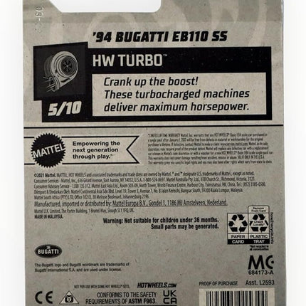 Hot Wheels '94 Bugatti EB110 SS