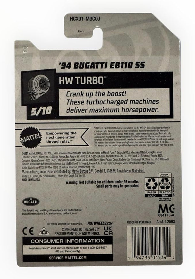 Hot Wheels '94 Bugatti EB110 SS