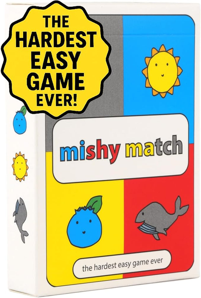 Mishy Match Award-Winning Card Game for Adults & Teens - Hilarious Brain-Melting Party Game - Silly Gifts for Adults & Teens - Mensa Games - Funny Card Games