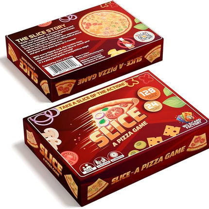 Slice Original Edition | Fast-Paced Family Friendly Game for 2-8 Players Ages 8+ | Strategy, Speed & Luck for Pizza Party and Night Fun (Core Game)