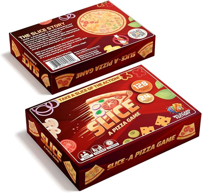 Slice Original Edition | Fast-Paced Family Friendly Game for 2-8 Players Ages 8+ | Strategy, Speed & Luck for Pizza Party and Night Fun (Core Game)