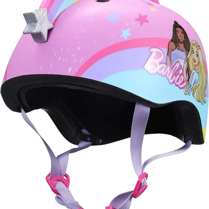 Barbie Helmet for Kids, Boys and Girls, Ideal Safety for Cycling, Skateboarding, Scooters, Adjustable Fit, Safety Helmet for Kids, Bike Helmet for Kids, Ages 5+