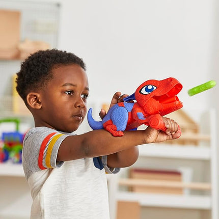 Spidey and his Amazing Friends Marvel Dino-Webs NERF Spidey-Rex Web Launcher, Role Play Toy, Preschool Super Hero Toys for Kids Ages 3 & Up