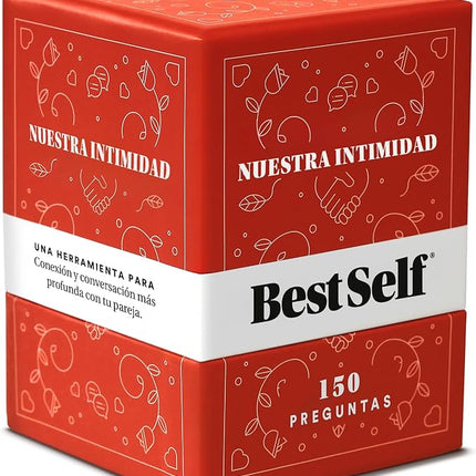 BestSelf Nuestra Intimidad - Spanish Intimacy Deck with 150 Relationship-Building Conversation Starters, Romantic Couples Card Game to Strengthen Communication and Connection