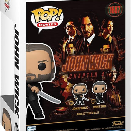 Funko POP! Movies: John Wick 4 - John Wick - Collectable Vinyl Figure - Gift Idea - Official Merchandise - for Kids & Adults - Movies Fans - Model Figure for Collectors and Display