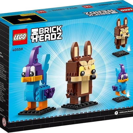 LEGO Brickheadz 40559 Looney Tunes Road Runner and Wile E. Coyote 323 Pieces 10+