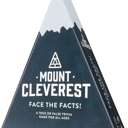 Mount Cleverest - Original Edition | True or False Trivia Game | Fun Adults & Kids Family Card Game | Party Games for Birthday | Travel Games | Gift for Boys and Girls | Stocking Stuffer
