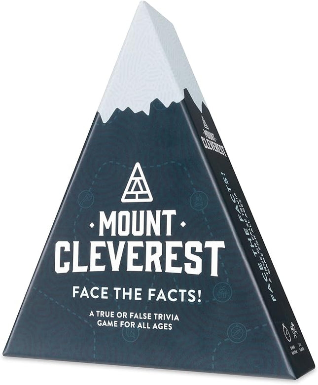 Mount Cleverest - Original Edition | True or False Trivia Game | Fun Adults & Kids Family Card Game | Party Games for Birthday | Travel Games | Gift for Boys and Girls | Stocking Stuffer
