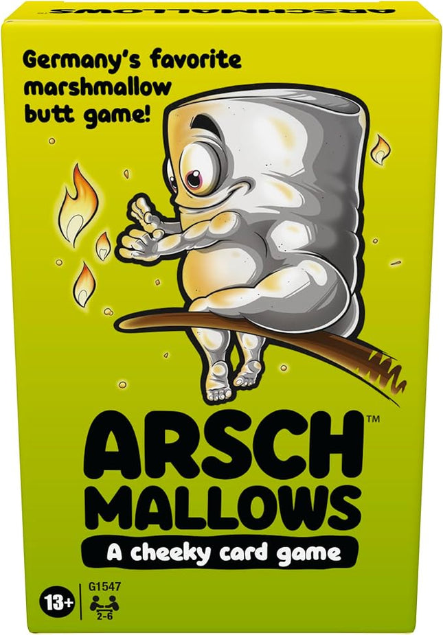Hasbro Gaming Arschmallows Game | Marshmallow Butt Game | Funny Party Card Games for Teens, Adults, and Families | 2 to 6 Players | Indoor Summer Activities | Ages 13+ (Amazon Exclusive)
