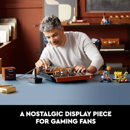 LEGO Icons Atari 2600 Building Set 10306 - Retro Video Game Console and Gaming Cartridge Replicas, Featuring Minifigure and Joystick, Nostalgic 80s Gift for Gamers and Adults