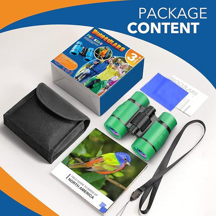 LET'S GO! Boy Toys Age 3-7 Kids Binoculars for Bird Watching|Hiking|Camping Toy for 3 4 5 6 7 Year Old Boy Girl Christmas Birthday Gifts Outdoor Travel Toys for Kid Boys Ages 3-6 Stocking Stuffers