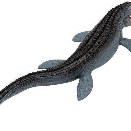 Gemini&Genius Mosasaurus Toy for Kids, Marine Reptile Animal Soft Plastic Sea Shark Toy Action Figure, Gift Great for Educational, Cake Topper, Swim, Bath Toys, Stocking Stuffers for Kids