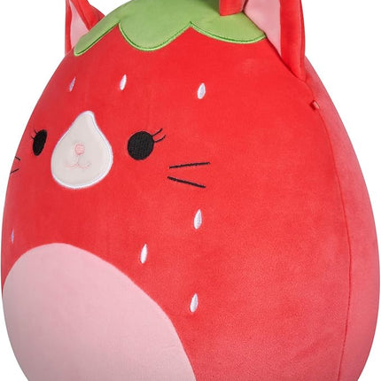 Squishmallows Original 12-Inch Olma Strawberry Cat - Official Jazwares Plush (Medium-Sized)