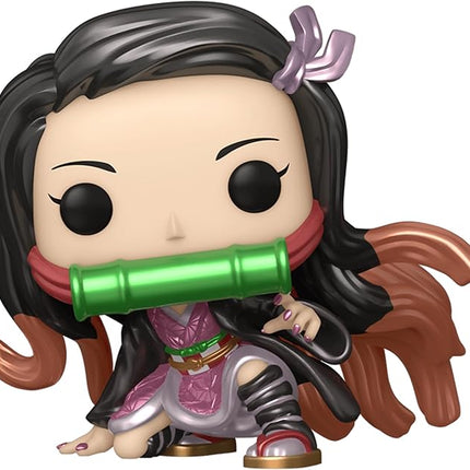Funko Pop Demon Slayer Nezuko Kamado Toystop LACC Exclusive Metallic