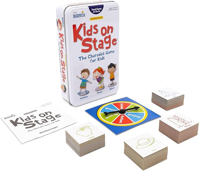 Briarpatch | Kids on Stage: The Charades Game For Kids Travel Tin, Ages 3+