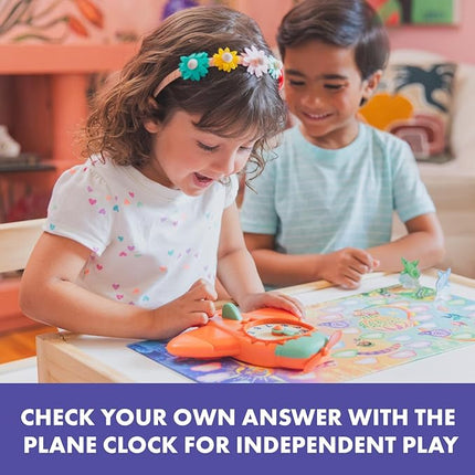Educational Insights Time to Fly - Telling Time Board Game, Toddler Learning Clock Toy, Preschool Board Games, Number Recognition, Learn to Read Digital and Analog Clocks for Kids Ages 4+