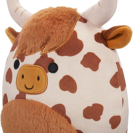 Squishmallows SQCR05392 Alonzo Die Hochlandvaca 19 cm, Official Jazwares, Super Soft Plush Toy