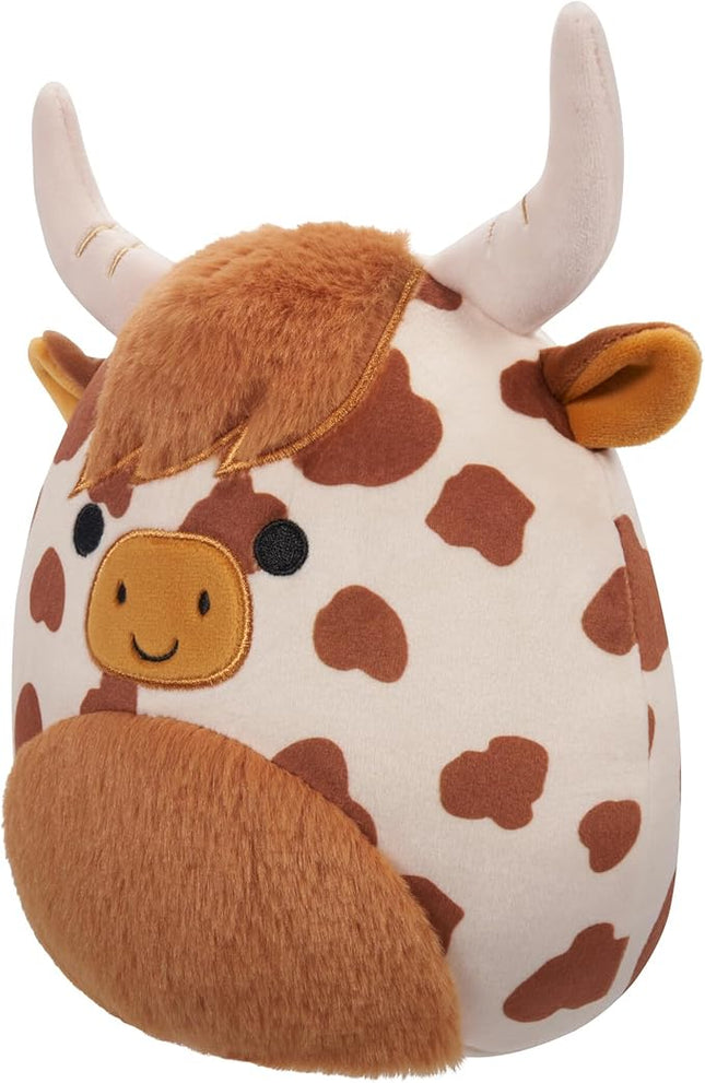 Squishmallows SQCR05392 Alonzo Die Hochlandvaca 19 cm, Official Jazwares, Super Soft Plush Toy