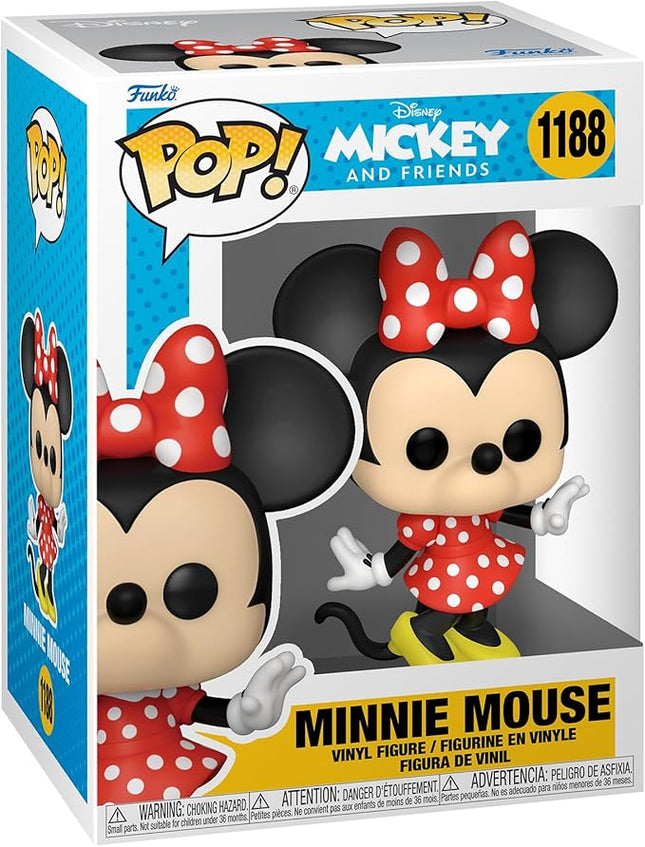 Funko POP! Disney: Classics - Minnie Mouse - Collectable Vinyl Figure - Gift Idea - Official Merchandise - for Kids & Adults - Movies Fans - Model Figure for Collectors and Display