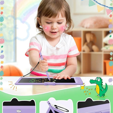 KOKODI 10 Inch LCD Writing Tablet, Purple Drawing Boards for Kids(Purple)