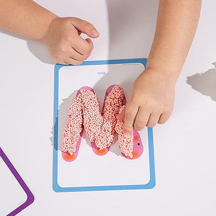 Educational Insights Playfoam Shape & Learn Letter Sounds: Flash Card Set, Preschoolers Learn to Write, Sensory Toys, Ages 3+