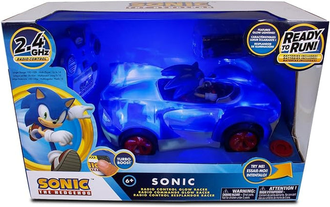 NKOK Team Sonic Racing R/C Ready to Run Sonic Glow Racer with Turbo Boost and Lights