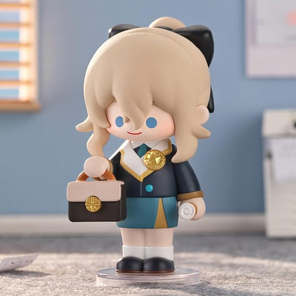 POP MART Genshin Impact Dress-Up Dreams Themed Chibi Series Figures, Genshin Impact Blind Box Figures, Random Design Action Figures Collectible Toys Home Decorations,Birthday Gifts, Single Box