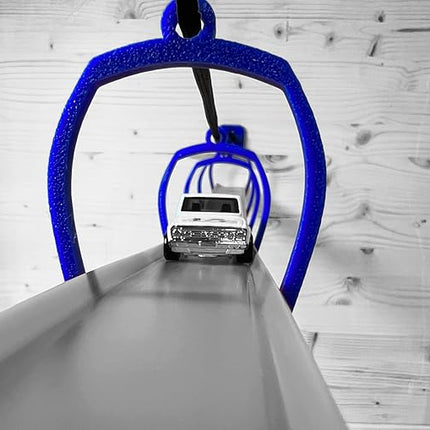 Suspension Bridge Compatible with Hot Wheels Track (Blue)