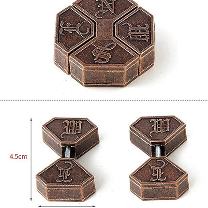 VolksRose 15pcs Brain Teaser Puzzles, Metal Wire Puzzles Set, Mind Smart Game IQ Challenge Puzzle Games, Educational IQ Test Unlock Interlocking Toy Lock Puzzles Gift for Adults Teenagers