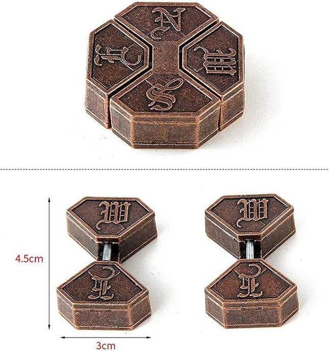 VolksRose 15pcs Brain Teaser Puzzles, Metal Wire Puzzles Set, Mind Smart Game IQ Challenge Puzzle Games, Educational IQ Test Unlock Interlocking Toy Lock Puzzles Gift for Adults Teenagers