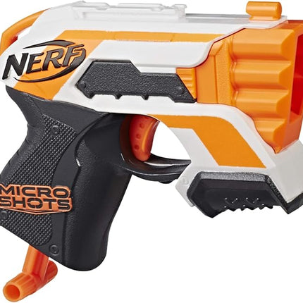 NERF MicroShots 6-Blaster Bundle - 6 Mini Dart-Firing Elite Blasters and 6 Official Elite Darts - Kids, Teens, Adults (Amazon Exclusive), 1.73 x 16.5 x 10.98 inches