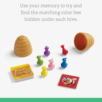 SimplyFun Bee Alert - A Matching Game for Kids That Tests Your Memory and Patience While Learning How to Take Turns - Educational Learning Game - 2 to 5 Players - for Kids Ages 5 & Up
