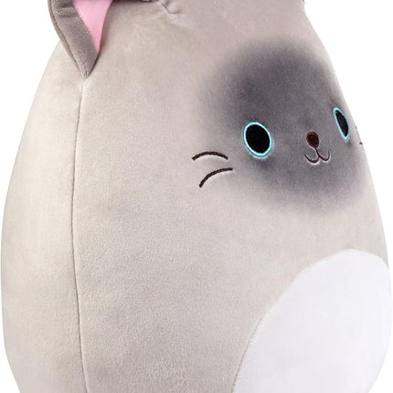 Squishmallows 10" Felton the Siamese Cat - Officially Licensed Kellytoy Plush - Collectible Soft & Squishy Kitty Stuffed Animal Toy - Add to Your Squad - Gift for Kids, Girls & Boys - 10 Inch