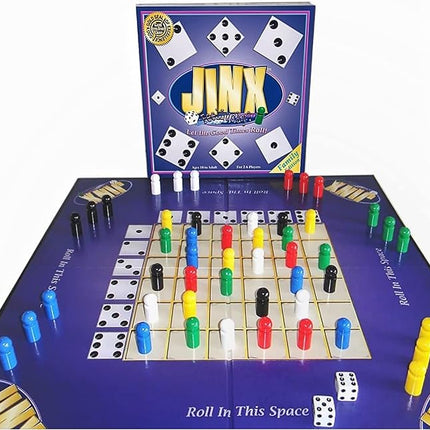 Jinx - Fast and Fun Board Game of Chance Where The Luck of The Roll Determines Your Fate - Game Night Fun for Family & Adults