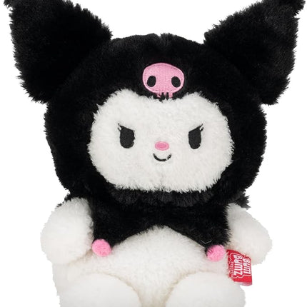 BumBumz 7.5-inch Hello Kitty and Friends Bumz - Classic Kuromi Plush - Collectible Sanrio Toy - from The Makers of Original Squishmallows - Ages 3+