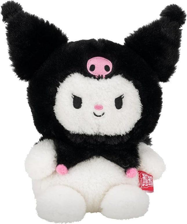 BumBumz 7.5-inch Hello Kitty and Friends Bumz - Classic Kuromi Plush - Collectible Sanrio Toy - from The Makers of Original Squishmallows - Ages 3+