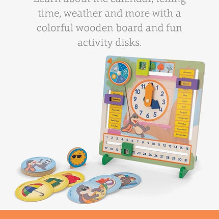 SimplyFun My Fun Day - an Engaging and Educational Activity Board- Learn About The Months, Days, Seasons and Telling Time - 1 to 2 Players - for Kids Ages 3 & Up