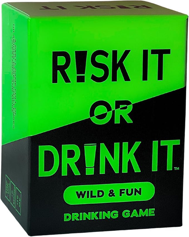 RISK IT OR DRINK IT: Wild & Fun Expansion Pack | Fun Party Game for Adults: 150 New Hilarious Dares & Risky Questions | Adult Party Games for Block Party, Pregame, College, Girls Night