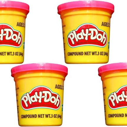 Play-Doh Pink (4 Pack) 3 Ounce Cans