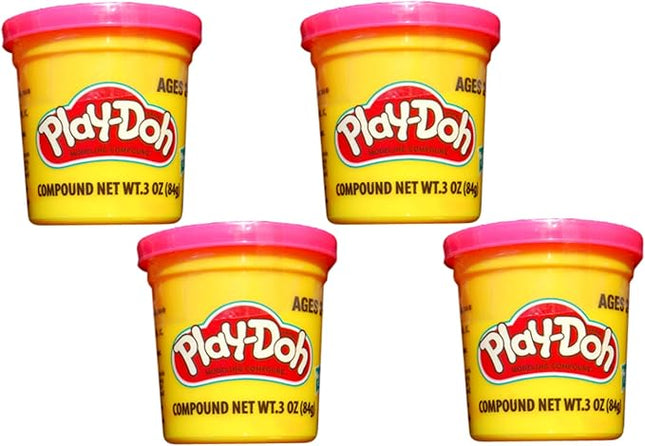 Play-Doh Pink (4 Pack) 3 Ounce Cans