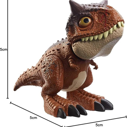 Mattel Jurassic World Camp Cretaceous Action Figure, Chompin’ Carnotaurus Toro Dinosaur Toy with Chimping & Other Motion