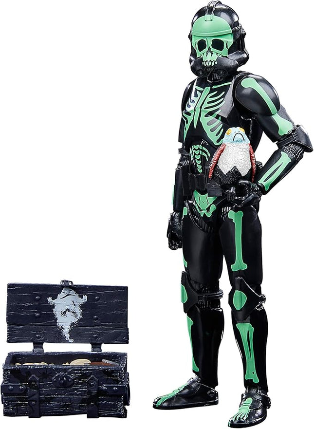 STAR WARS The Black Series Clone Trooper (Halloween Edition) and PORG Toys, 6-Inch-Scale Holiday-Themed Collectible Figures, Ages 4 and Up