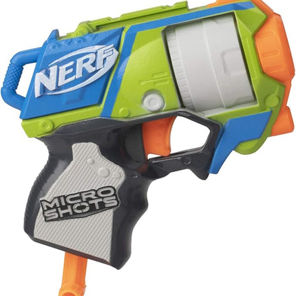 NERF MicroShots 6-Blaster Bundle - 6 Mini Dart-Firing Elite Blasters and 6 Official Elite Darts - Kids, Teens, Adults (Amazon Exclusive), 1.73 x 16.5 x 10.98 inches