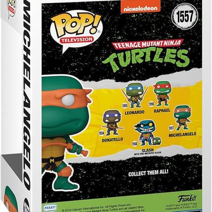 Funko POP! TV: Teenage Mutant Ninja Turtles (TMNT) - Michelangelo - Collectable Vinyl Figure - Gift Idea - Official Merchandise - for Kids & Adults - TV Fans