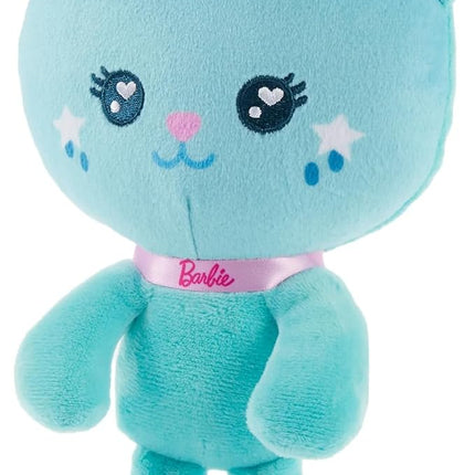 Barbie Stuffed Animal, 7-inch Pet Kitten Plushie with Glitter Collar