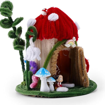 Caydo 300 Pieces Dark Green Pipe Cleaners Craft Supplies Chenille Stems for DIY Craft Projects St. Patrick's Day Decorations, 6mm x 12inch