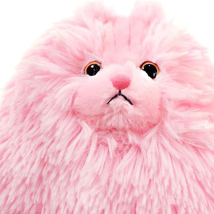 Winsterch Cute Pink Cat Stuffed Animals Plush Toy,Kids Plushies Cat Teddy Soft Toy Birthday for Girls,Stuffed Cat Plush Animals