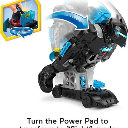 Fisher-Price Imaginext DC Super Friends Batman Toy Bat-Tech Batbot Playset 2-Ft-Tall Robot with Lights & Sounds for Pretend Play Kids Ages 3+ Years
