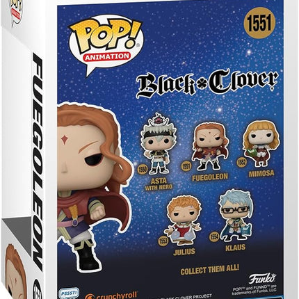 Funko POP! Animation: Black Clover - Fuegoleon Vermillion - Collectable Vinyl Figure - Gift Idea - Official Merchandise - for Kids & Adults - Anime Fans - Model Figure for Collectors and Display
