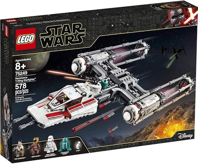 LEGO Star Wars: The Rise of Skywalker Resistance Y-Wing Starfighter 75249 New Advanced Collectible Starship Model Building Kit (578 Pieces)